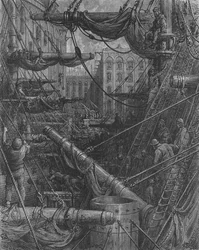 Interior de los muelles